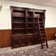 Classic English Mahogany Library Bookcase