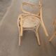 Paire de fauteuil en hêtre et bois courbés