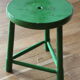 Green wood tripod stool 400mm