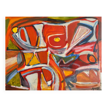 Bram van Velde MP 389 - Catching Fire, 1981