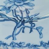 Antique Lunéville Marguerite fruit bowl – Terre de Fer – Blue and white decor