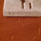 Travertine ashtray from the 70s