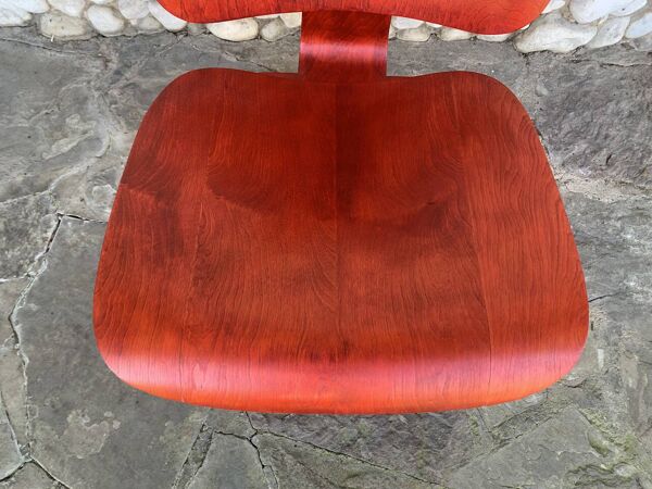 Fauteuil LCW Lounge Chair Eames par Evans / Herman Miller 1950s