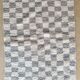 Tapis Béni Ouarain damier blanc gris