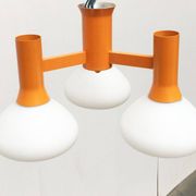 Orange Vintage Space Age Pendant Lamp
