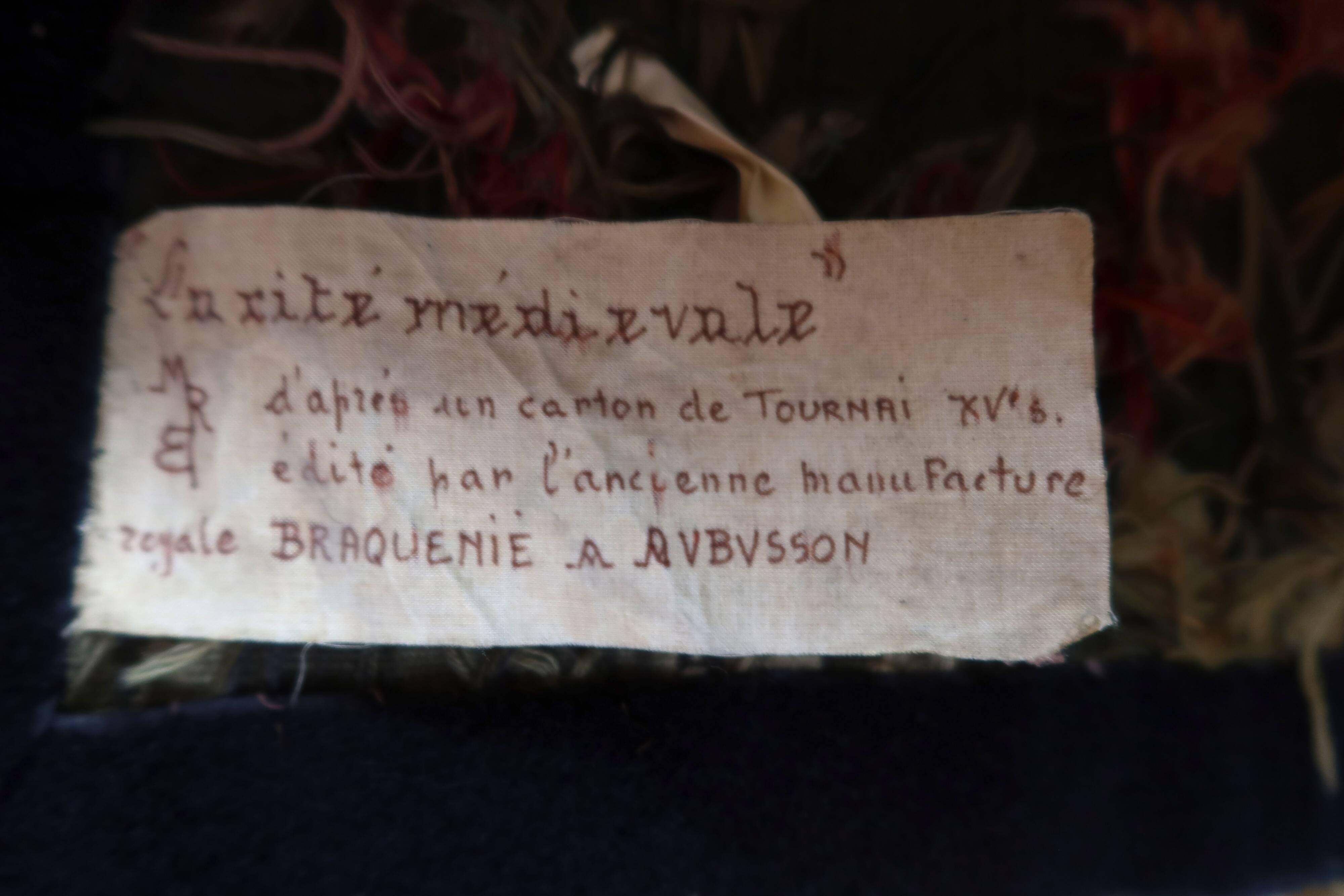 Tapestry "The Medieval City" Aubusson