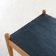 Scandinavian coffee table oak and slate 60's