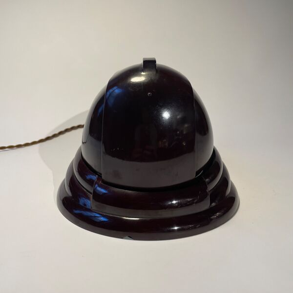 Lampe Jumo Bolide en bakelite et cuivre