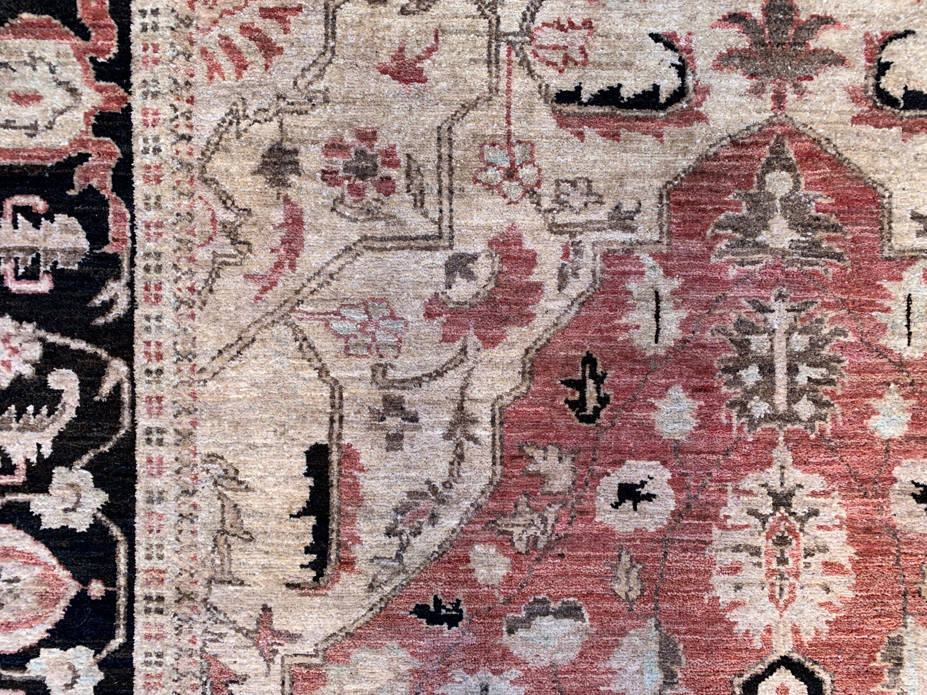 Fine Afghan Wool Ziegler Rug 276x184 cm