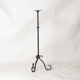 Brutalist iron candlestick, 1950s