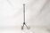 Brutalist iron candlestick, 1950s