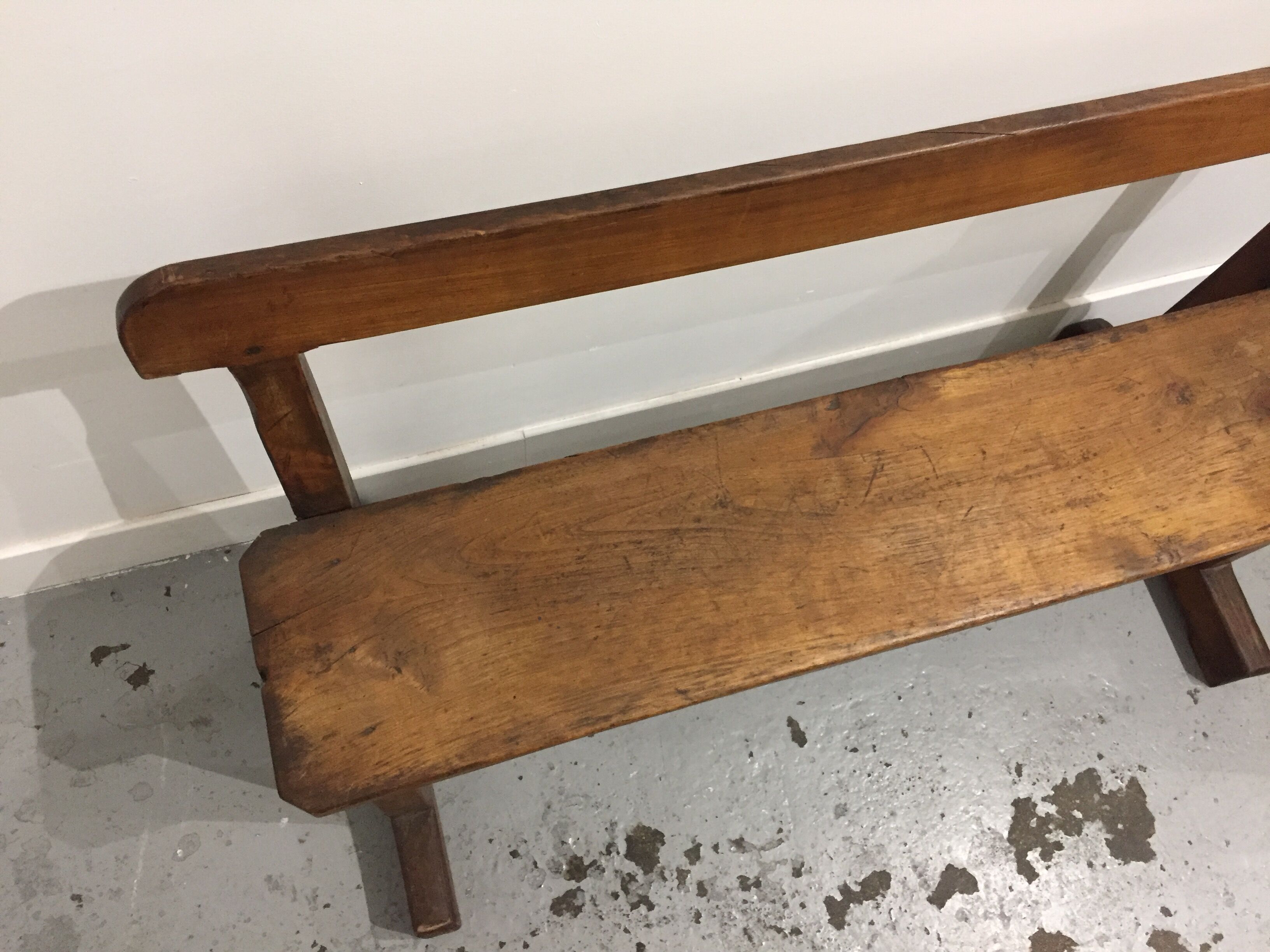 Old wooden bench