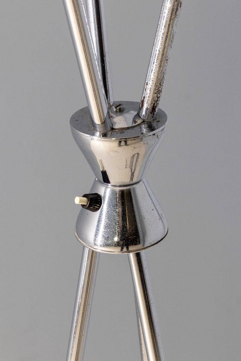 Three-armed floor lamp, Lidokov, 1950s–1960s, Czechoslovakia
