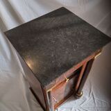 Period bedside empire mahogany .