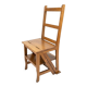 Solid oak step stool
