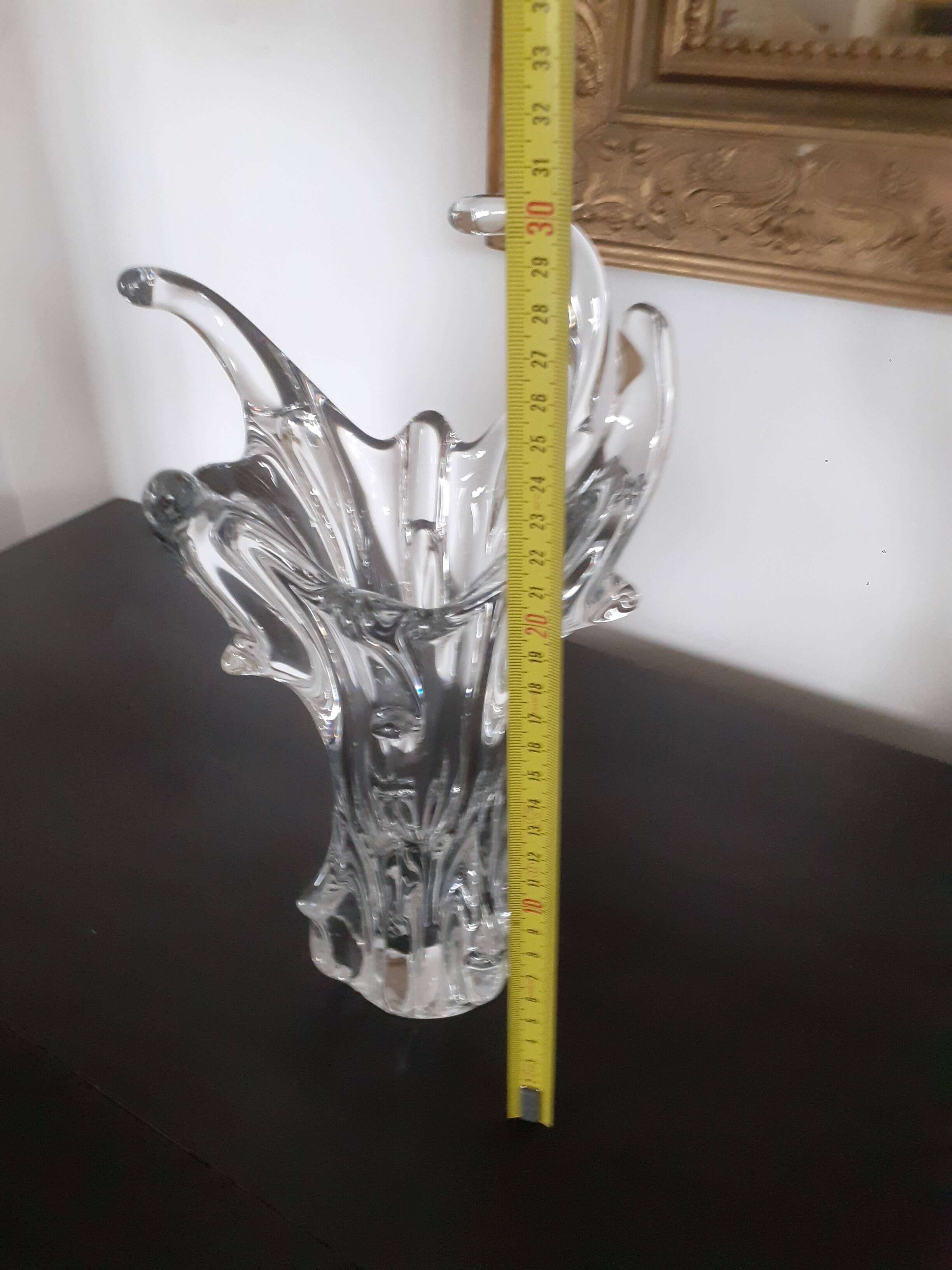 Vintage crystal vase