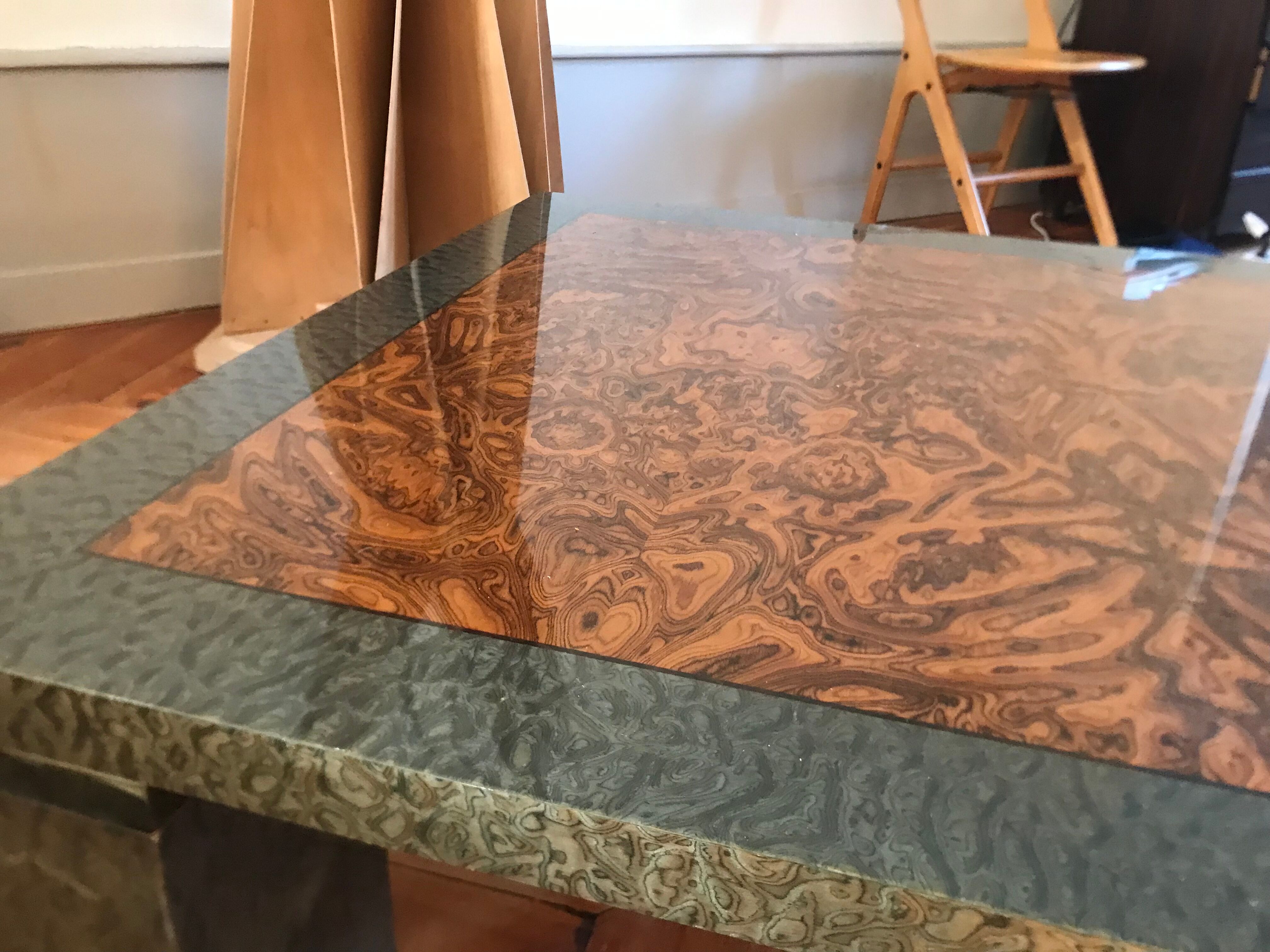 Coffee table Jean Charles Liviani 1980