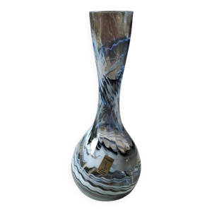 Vase en verre d'art soufflé