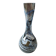 Dorotheenhütte designer vase. Blown glass with smoke swirls/volutes.