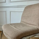 Vintage chrome armchair