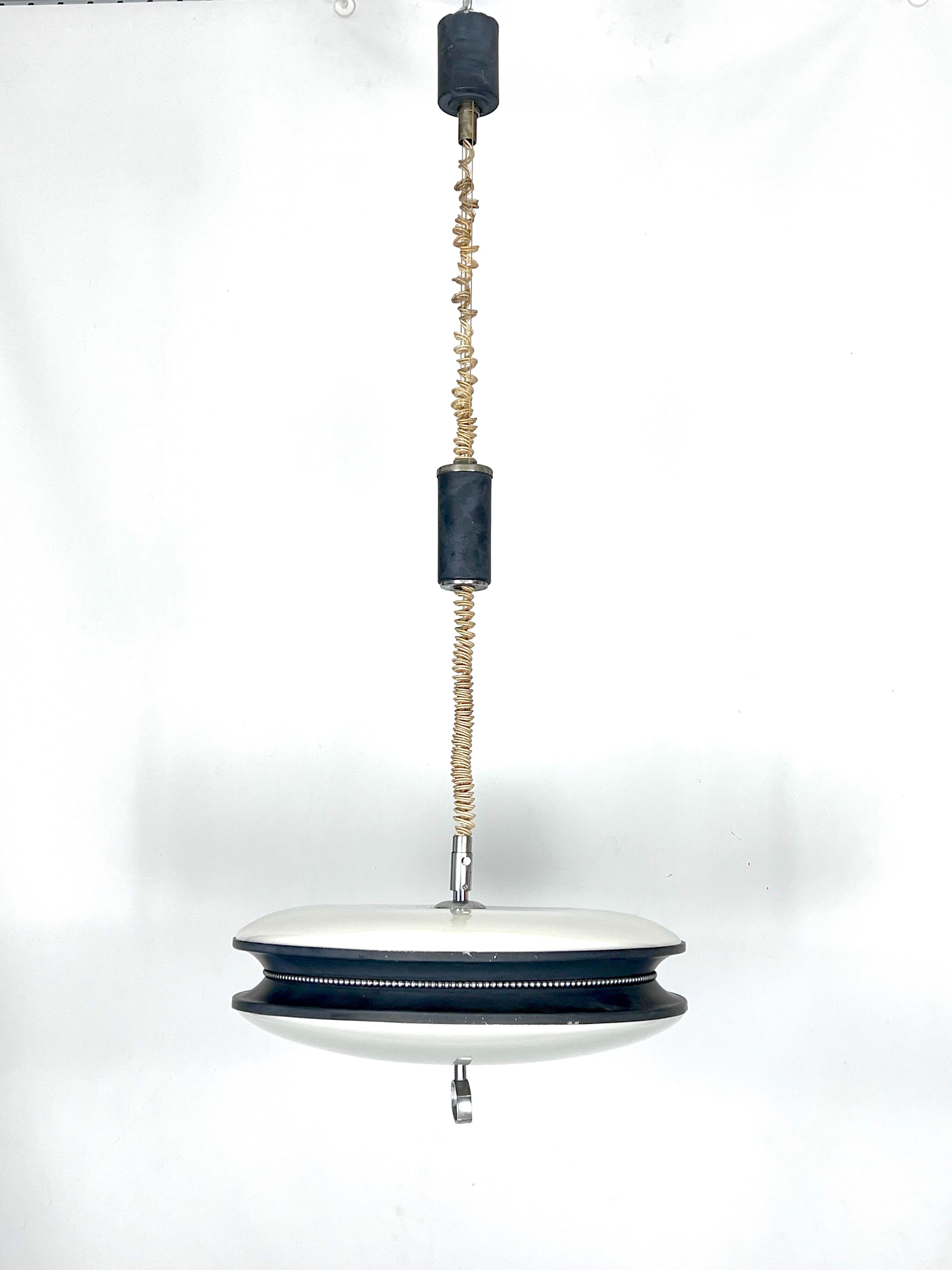 Vintage Italian adjustable chandelier by Reggiani, Italy 1960s