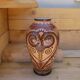 Former faience Henriot in Quimper vase signed Jean Caer