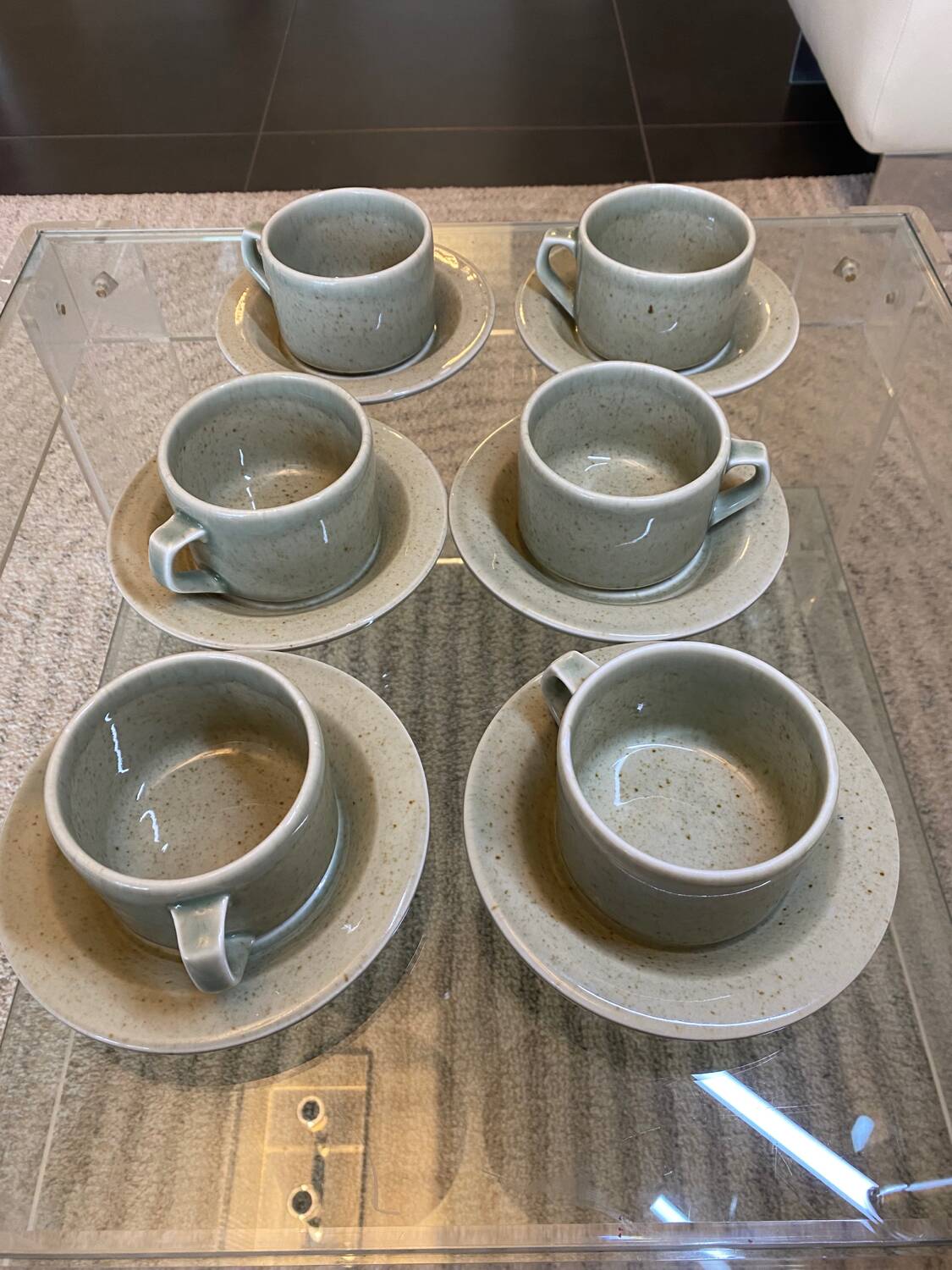 Service à café vintage en porcelaine de Virebent