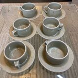 Service à café vintage en porcelaine de Virebent