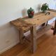 Old oak carpenter's bench