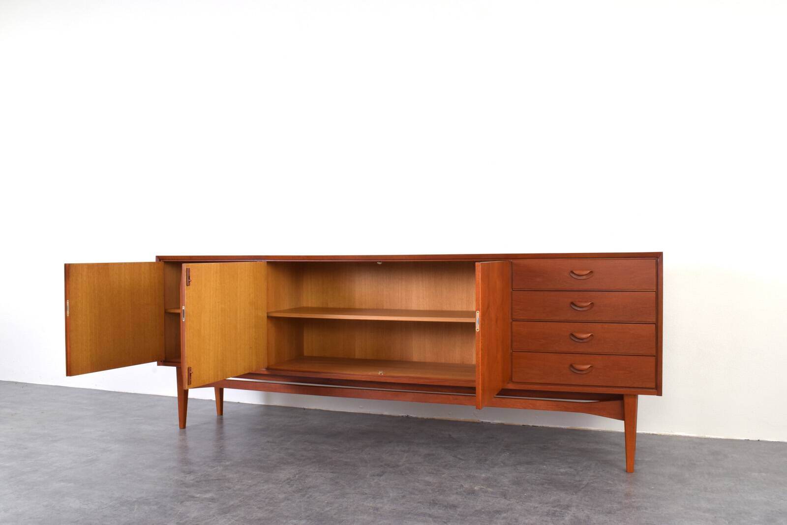 Mid-Century Teak Sideboard by Heinrich Althoff, 1960s.