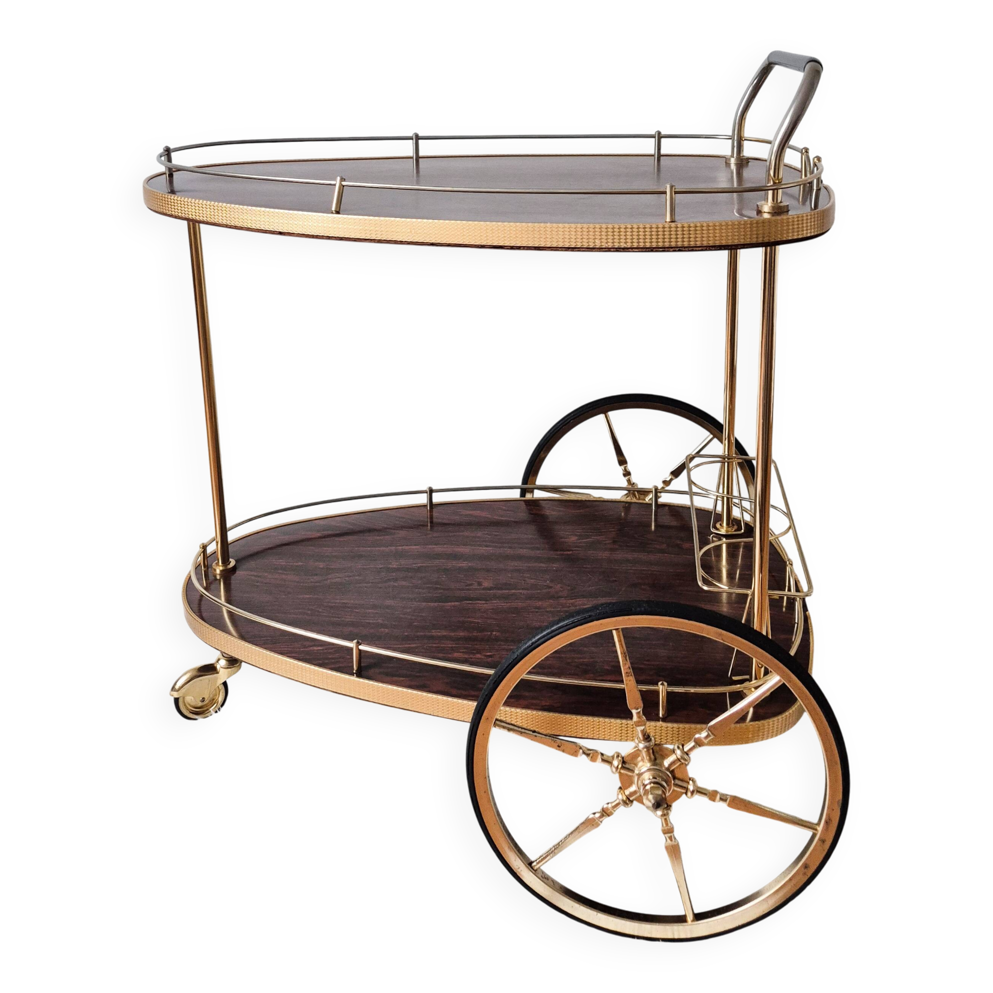 Vintage rolling table, bar cart