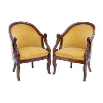 Pair of gondola chairs