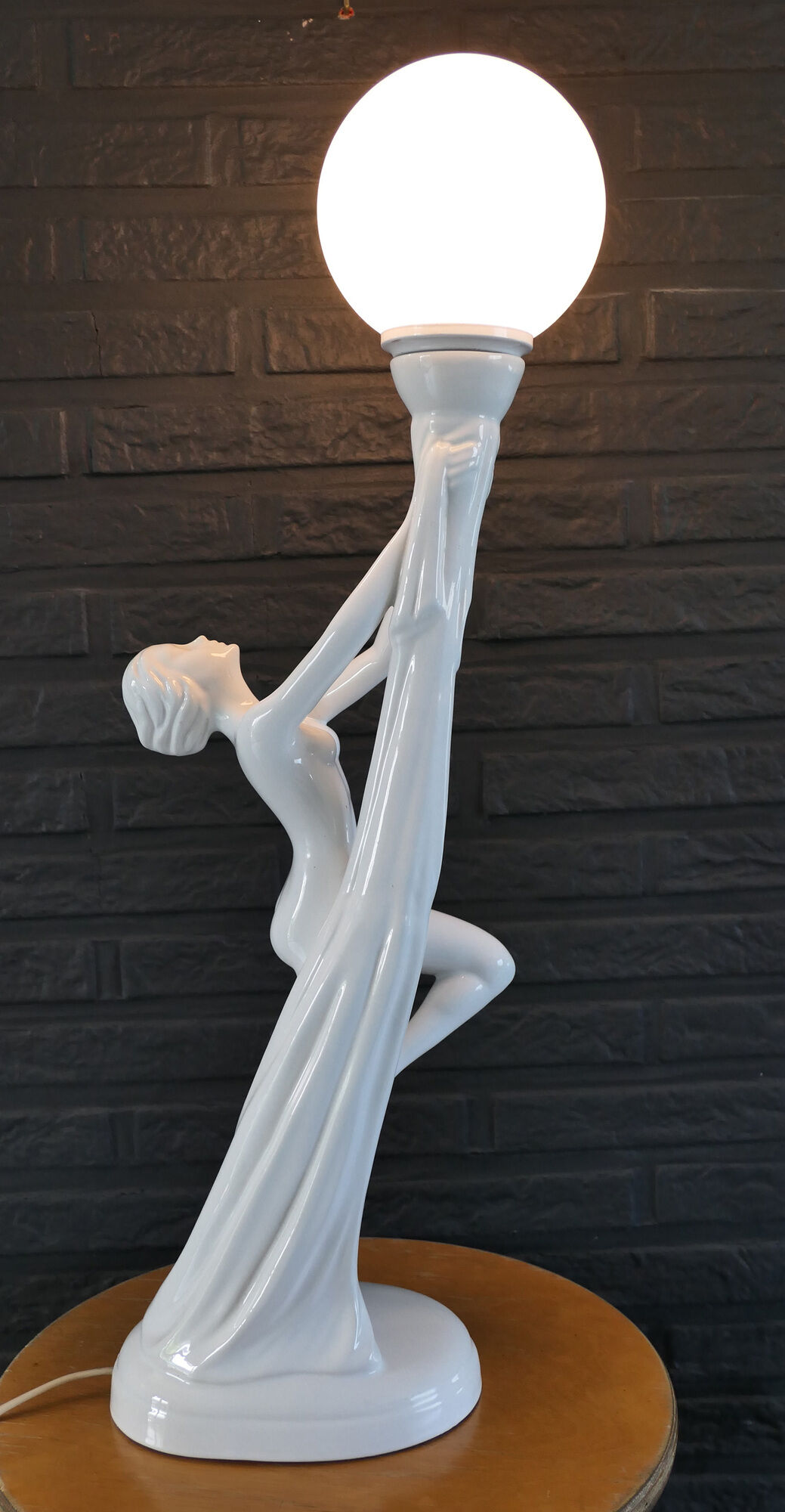 Large table lamp Art Deco style 1960s-70s