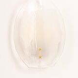 Kalmar wall sconces in brass and Murano glass, Austria, 1970s.