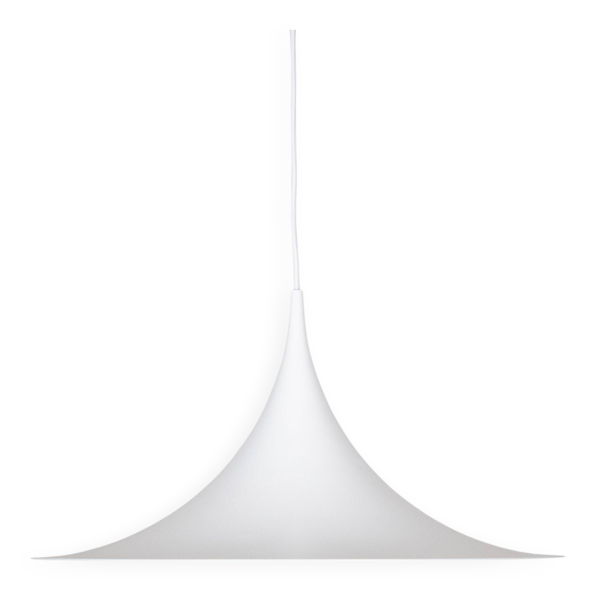 Danish vintage pendant lamp Semi by Bonderup and Thorup, 1968