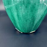 Pair of ancient turquoise glazed stoneware vases, China, late 19th century.