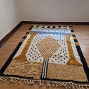 Handwoven Moroccan blessed rug (mrirt), size 150 x 250 cm