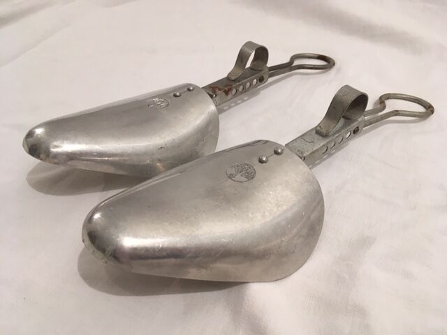 Shoe trees above  aluminium