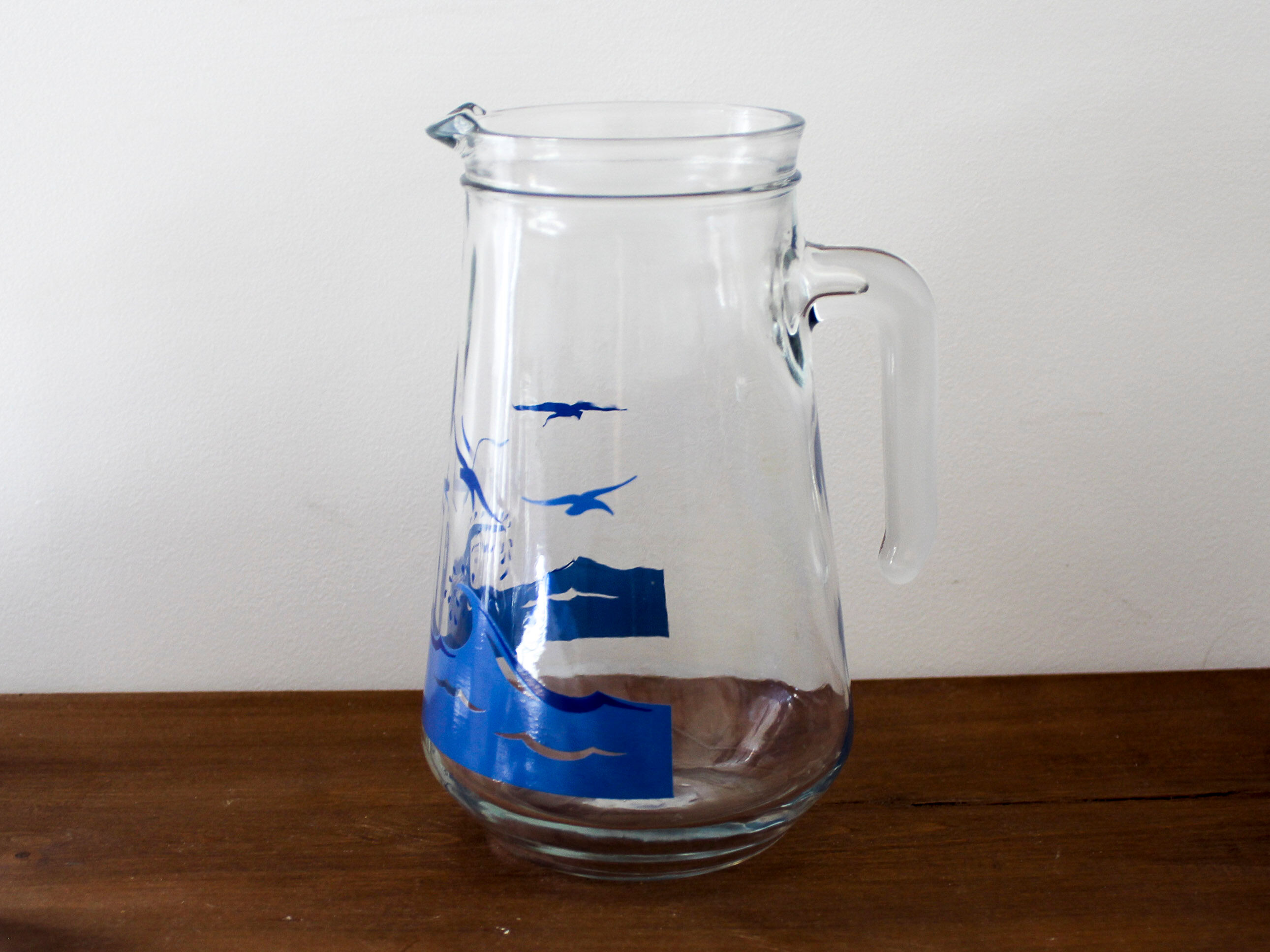 Vintage orangeade lemonade glass service