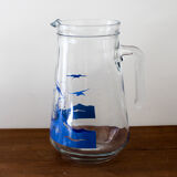 Vintage orangeade lemonade glass service