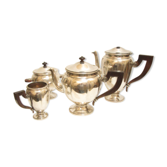 Silver metal Christofle tea and coffee service