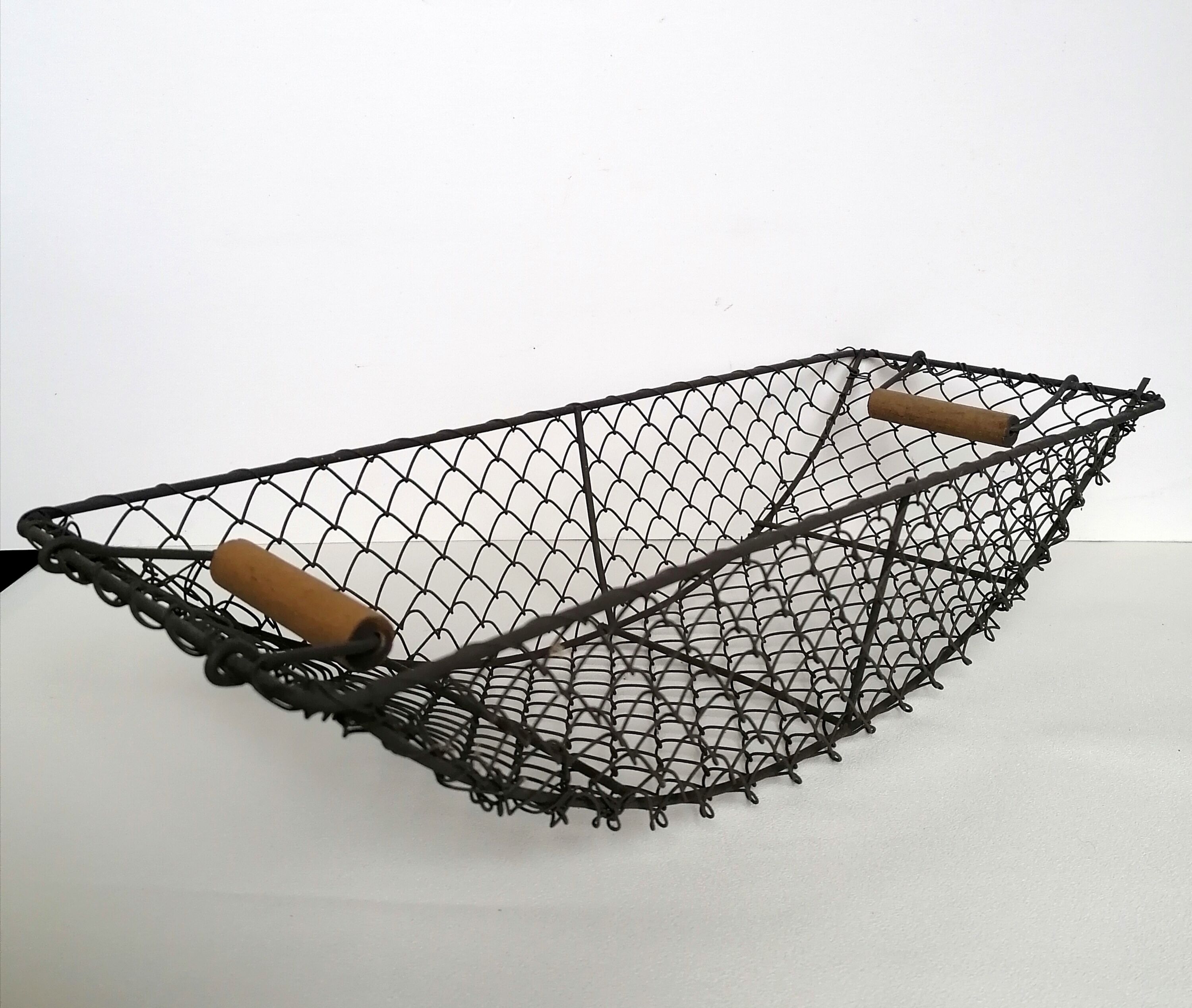 Two metal baskets