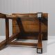 Vintage Orientalist Modernist Solid Wood Stool