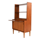 Bibliothèque avec bureau caché par Bräntorps, années 1960