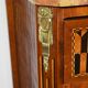 Rosewood and Mahogany chest of drawers, Louis XV / Louis XVI Transition style – Late 19th century