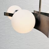 Chandelier of 4 space-age opalines