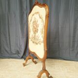 Louis XV Rocaille style firewall in walnut