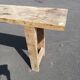 Old wooden workbench