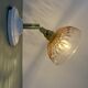 Vintage pink glass lampshade - tableware collection