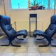 Chauffeuse et ottoman vintage “Siesta Deluxe” par Ingmar Relling
